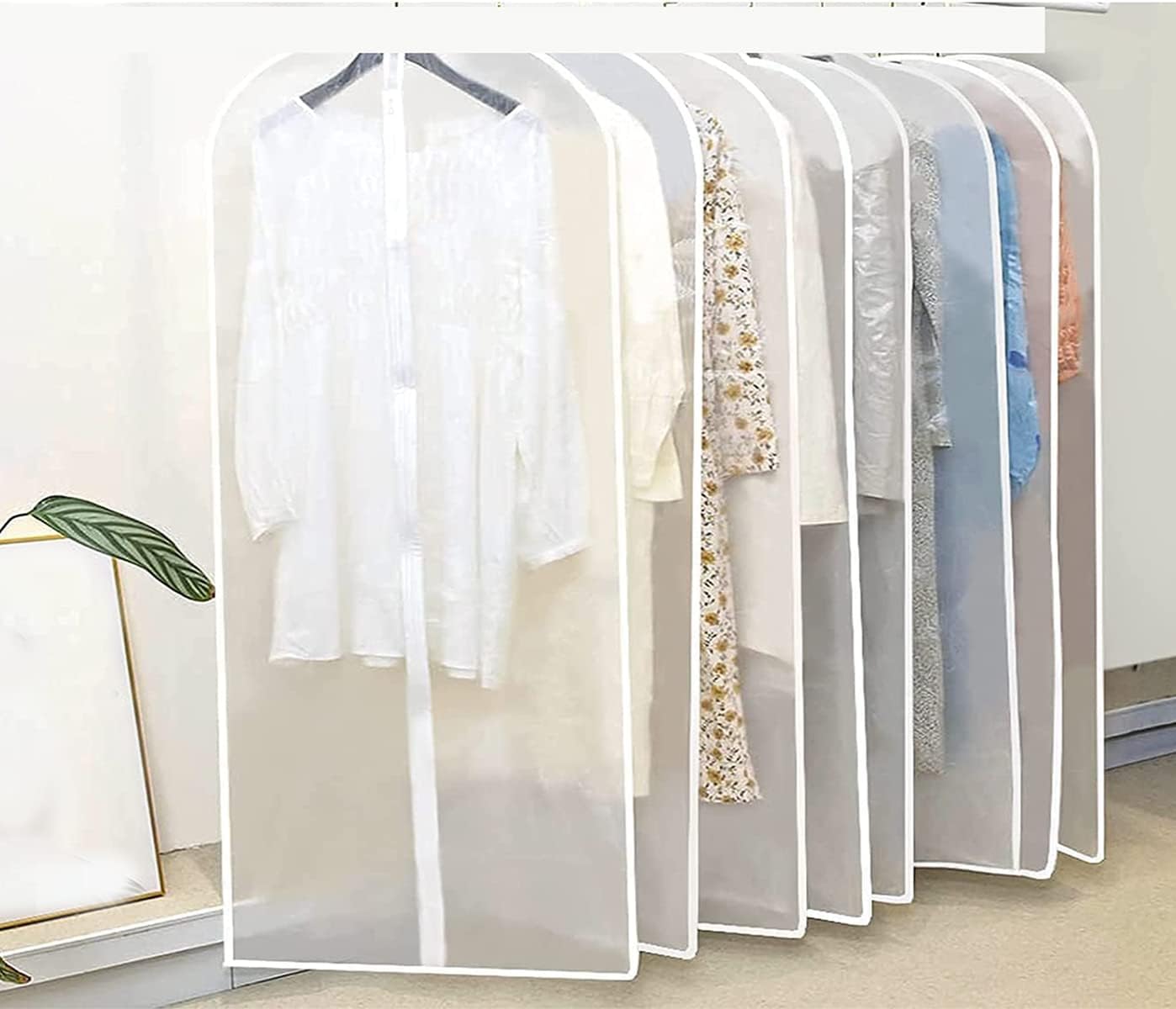 Transparante Kledingopberghoezen – Set van 5 (1 Kopen, 1 GRATIS)