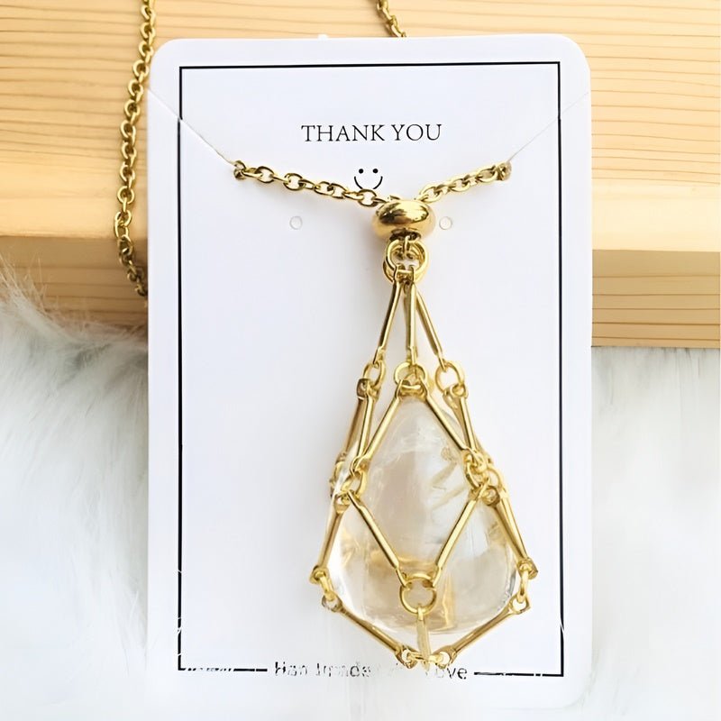 Ketting met Kristalhouder Hanger - CrystalGuard