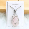 Ketting met Kristalhouder Hanger - CrystalGuard