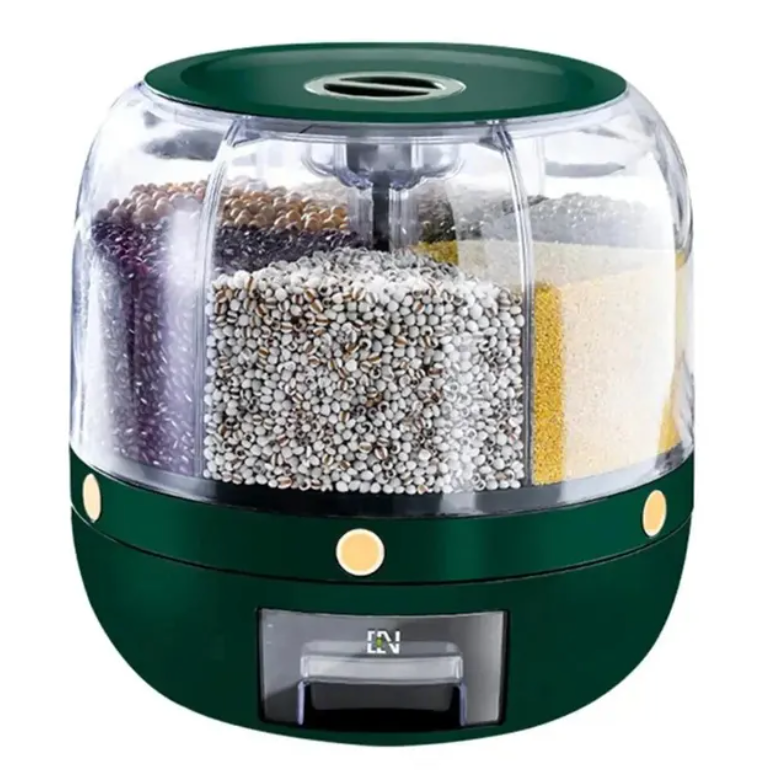 360° Roterende Graandispenser - SpinStore GrainKeeper