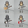 Decoratieve Microfoon Robotlamp met Gitaar – Max