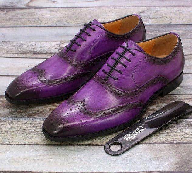 Handgemaakte Heren Oxford Schoenen van Leer – Valentin