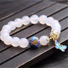 Vlinder Witte Agaat Armband – Evelina