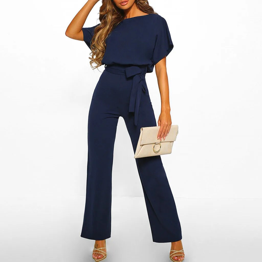 Stijlvolle Jumpsuit met Flatterende Taille - Naomi