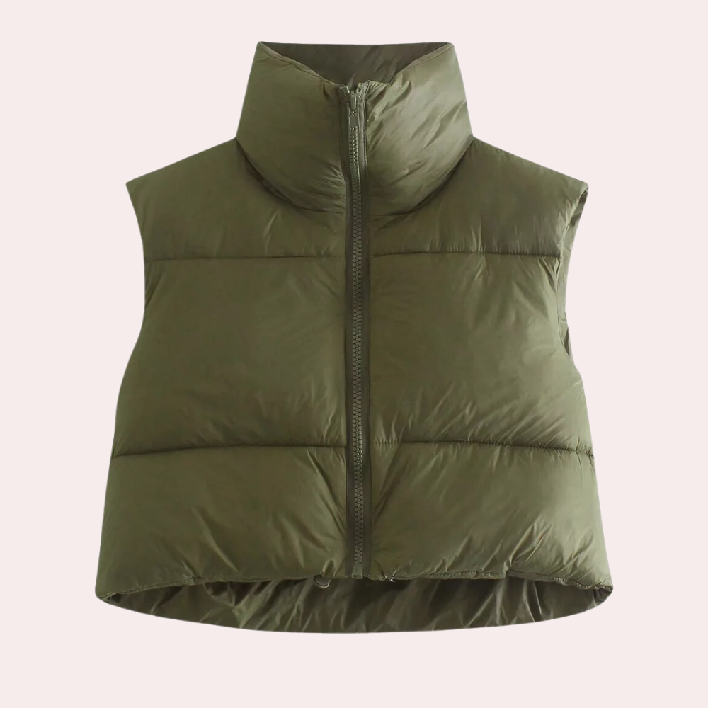 Gewatteerde Korte Damesbodywarmer - Liora