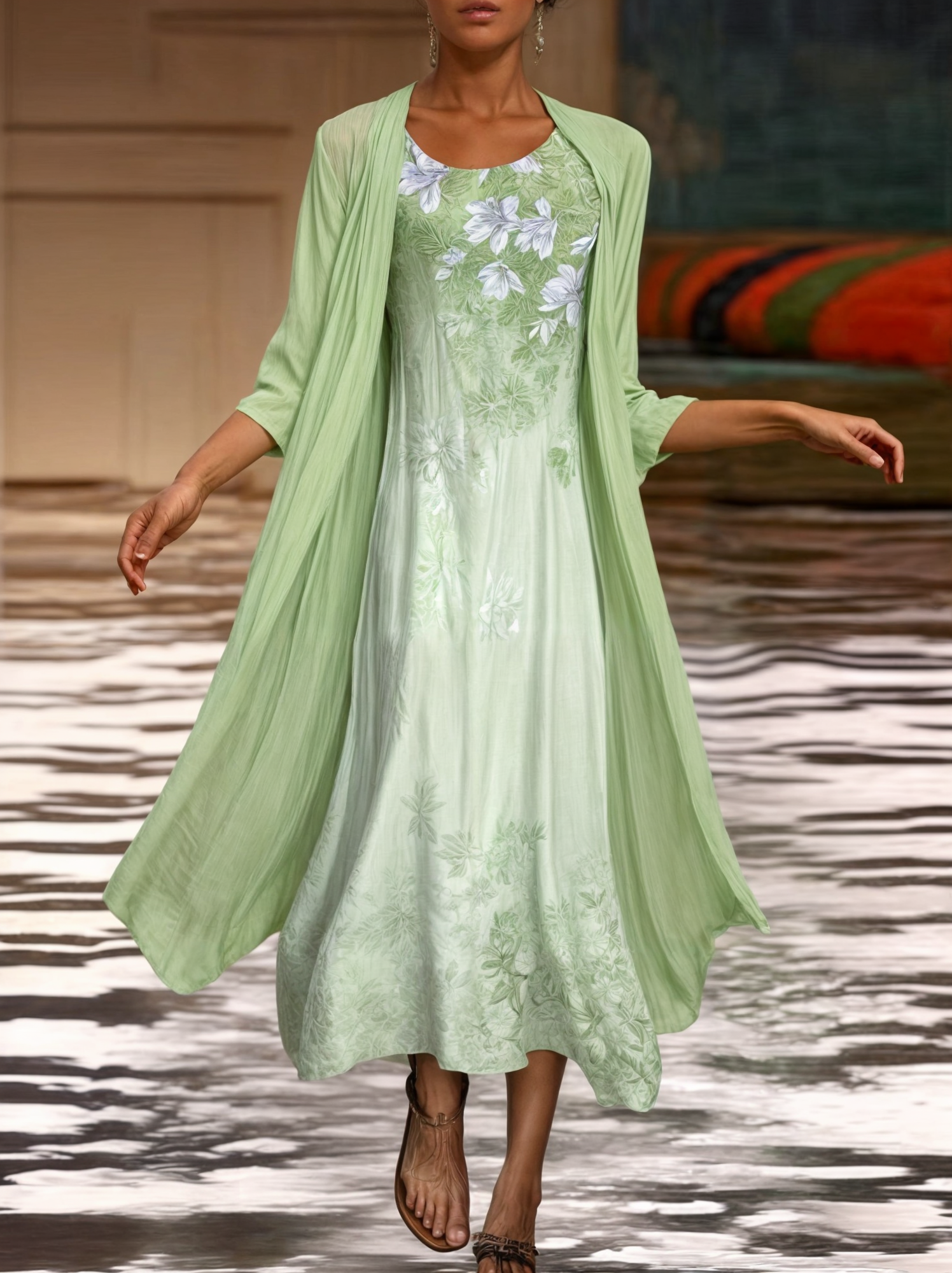 Jurk met Bloemenpatroon – Eliana