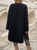Lang Fleece Damesvest Met Knoopsluiting – Elara