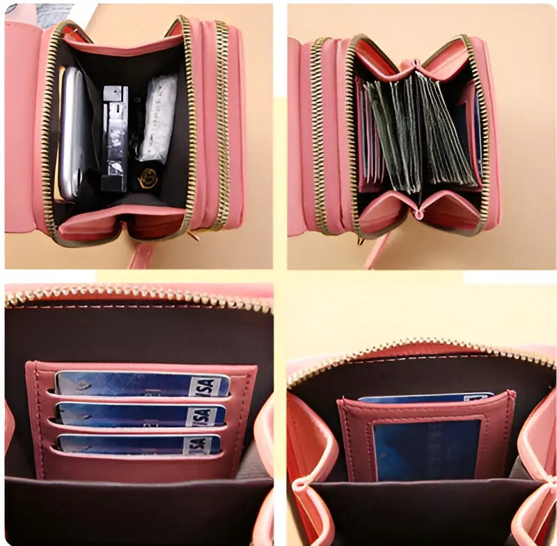 Trendy Leren Anti-Diefstal Dames Schoudertas - SecureStyle