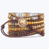 Agaat Maanschijn Wikkelarmband - Lunara