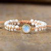 Amethist-Opaal Yoga-Armband - Aurielle