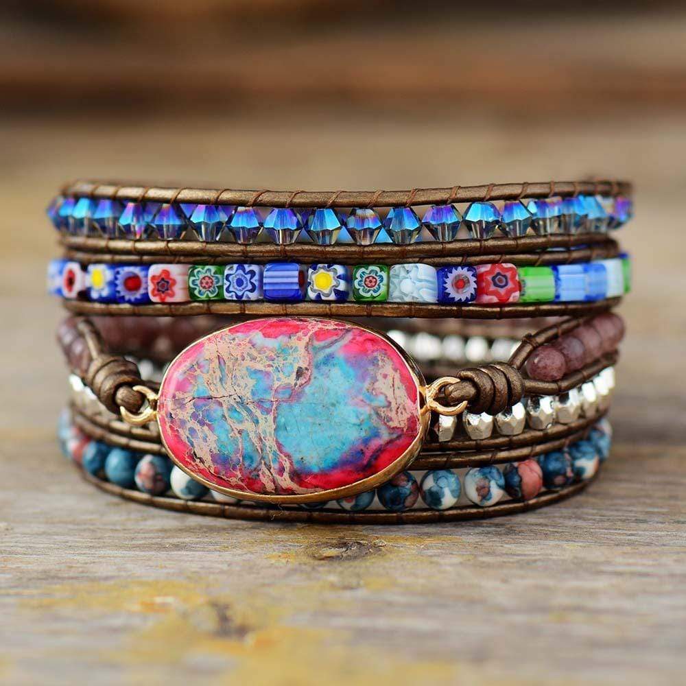 Bloemenbescherming Wikkelarmband - Flora