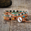 Kalmerende Jade Wikkelarmband - Elina