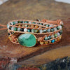 Kalmerende Jade Wikkelarmband - Elina