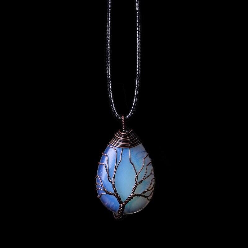 Opaliet Druppelketting - Elisia