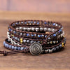 Krachtige Onyx Wikkelarmband - Isadora
