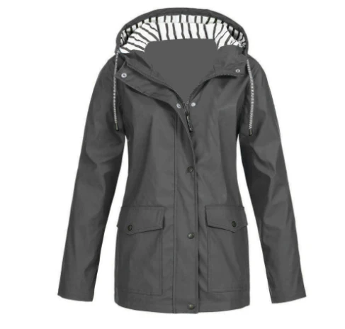 Water- en winddichte damesjas voor de herfst en winter – Leona