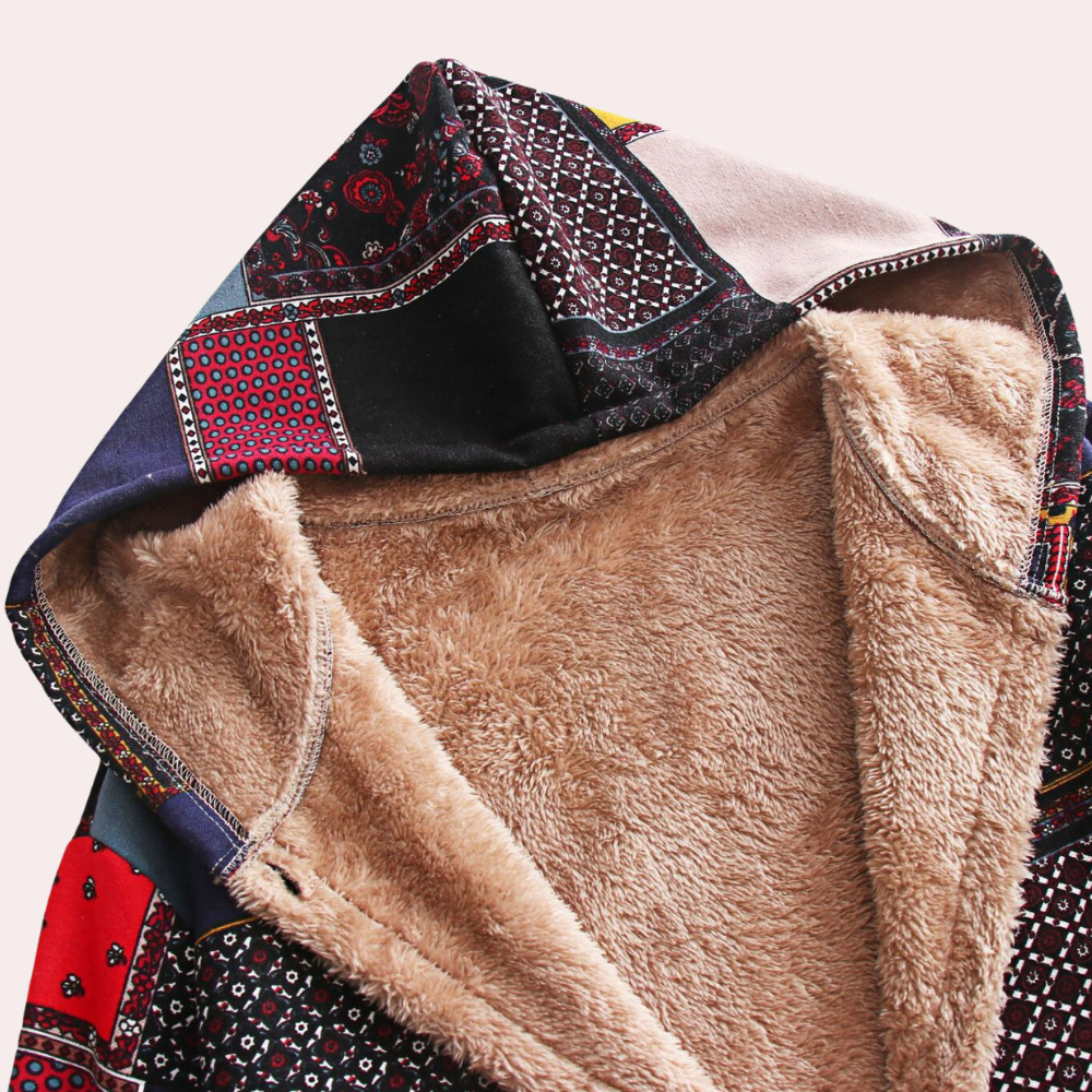 Warme Damesjas met Capuchon - Amara