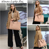 Waterdichte PU Leren Laptoptas met Multi-Pocket Ontwerp voor Dames