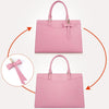 Waterdichte PU Leren Laptoptas met Multi-Pocket Ontwerp voor Dames