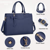 Waterdichte PU Leren Laptoptas met Multi-Pocket Ontwerp voor Dames