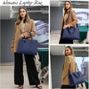 Waterdichte PU Leren Laptoptas met Multi-Pocket Ontwerp voor Dames