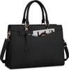 Waterdichte PU Leren Laptoptas met Multi-Pocket Ontwerp voor Dames