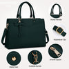 Waterdichte PU Leren Laptoptas met Multi-Pocket Ontwerp voor Dames