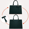 Waterdichte PU Leren Laptoptas met Multi-Pocket Ontwerp voor Dames