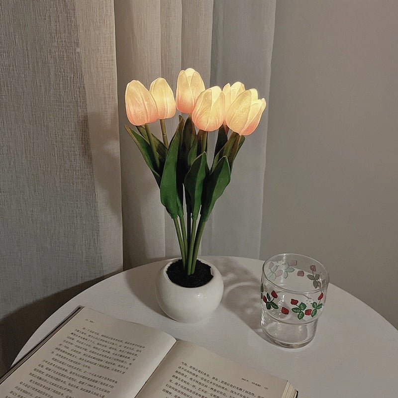 Decoratieve LED Tulp Tafellamp – Florima