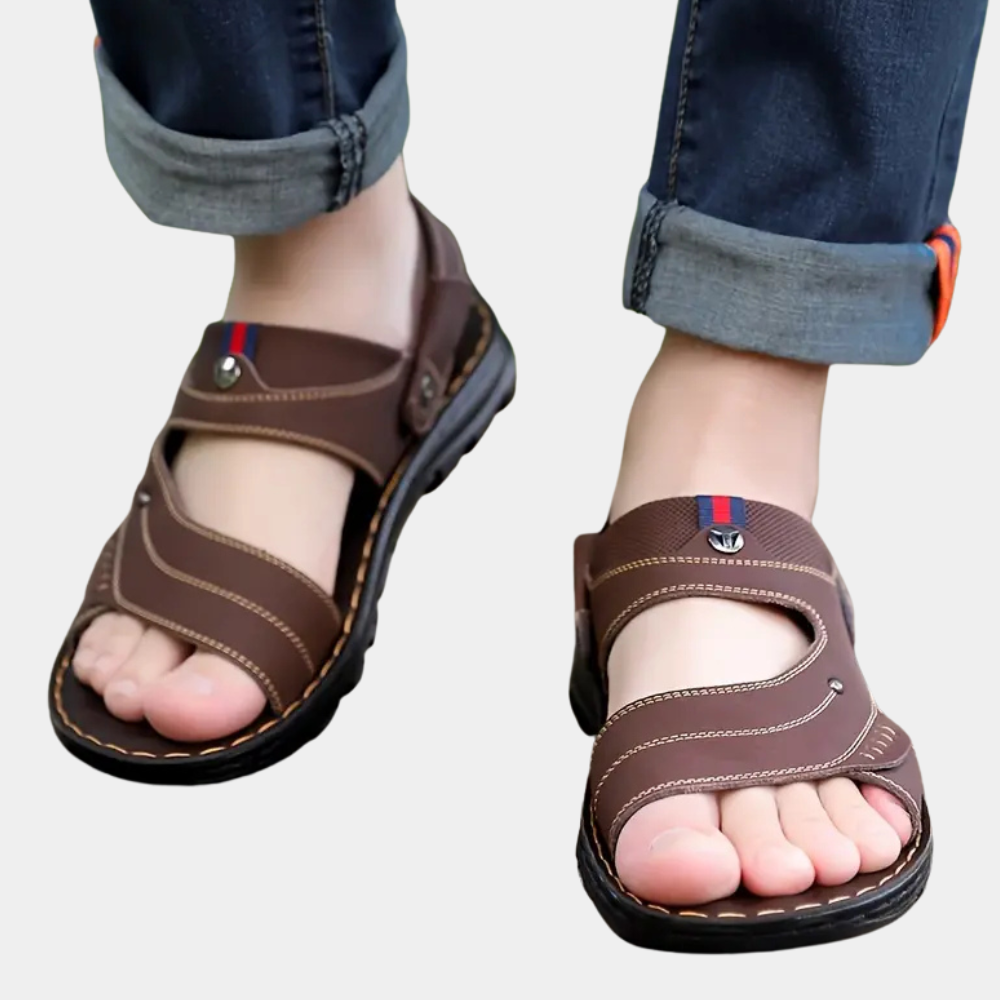 Casual Leren Sandalen voor Heren - Leon