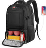 Extra grote rugzak voor lunch en laptop met USB-oplaadpoort