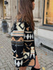 Dames Herfstjas met Print – Amaris