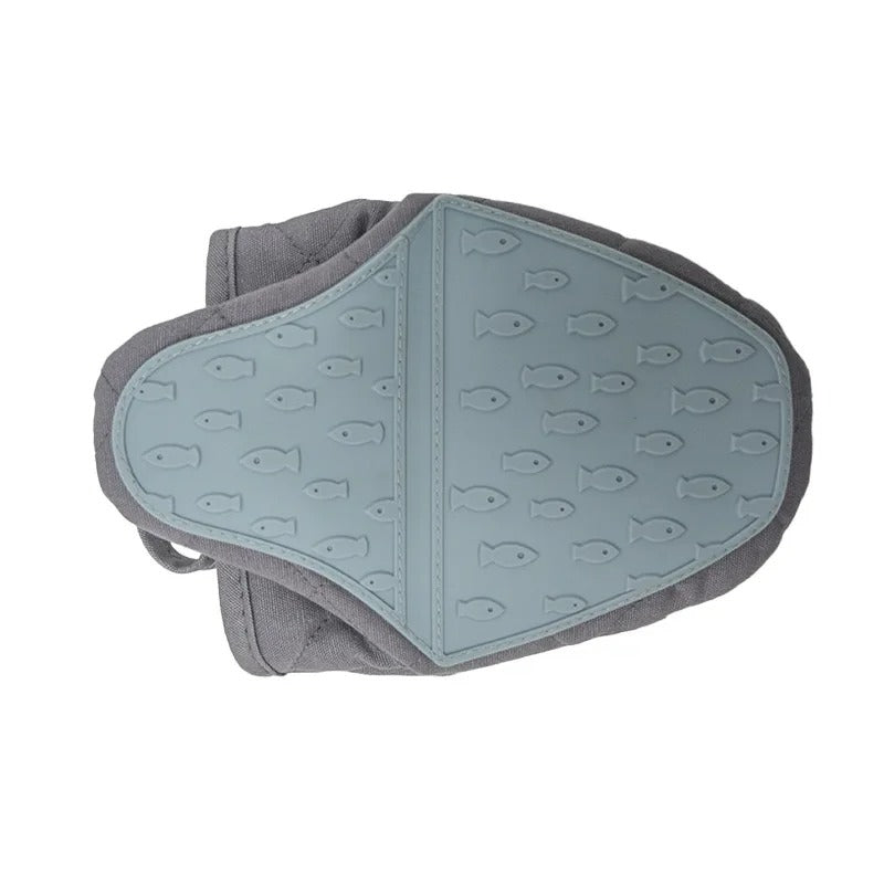 Visvormige Siliconen Ovenwant & Multifunctioneel Keukenhulpje - Finley