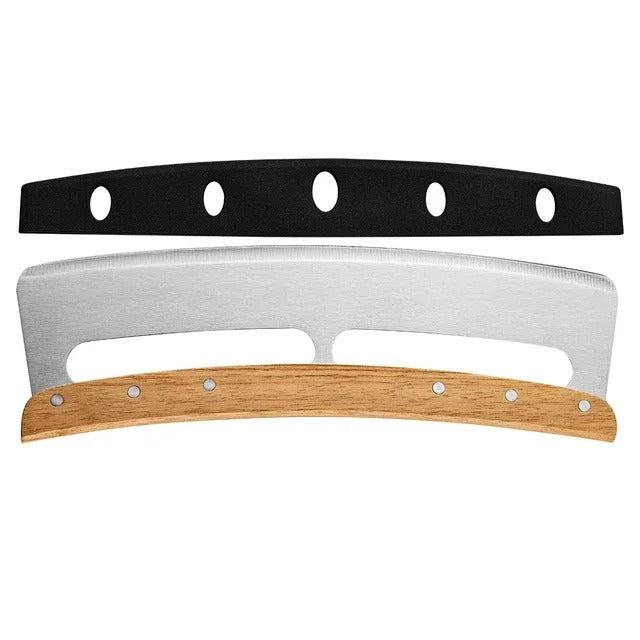 Grote Pizzasnijder met Gebogen Roestvrijstalen Mes (35 cm) - Bruno