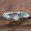 Hypnotiserende Blauwe Opaal Armband - Liora