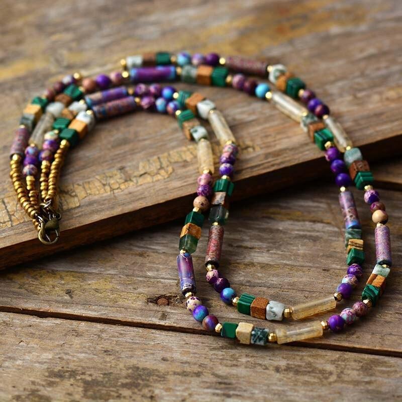 Edelsteen Choker Ketting - Isabella