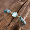 Hypnotiserende Blauwe Opaal Armband - Liora