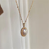 Vintage Gouden Parel Ketting - Lumina