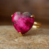 Genezing Hart Edelsteen Ring - Selena