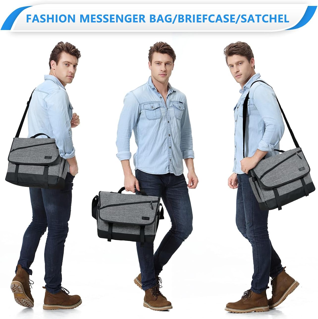 Waterdichte Laptoptas met Verstelbare Schouderband – WorkMate Serie
