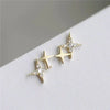 Stervormige Stud Oorbellen met Zirkonia - Lyra