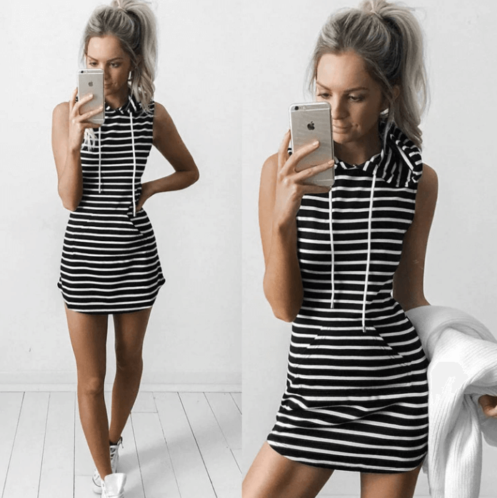 Trendy Mouwloos Mini Zomerjurk met Twist Detail – Liora