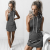 Trendy Mouwloos Mini Zomerjurk met Twist Detail – Liora