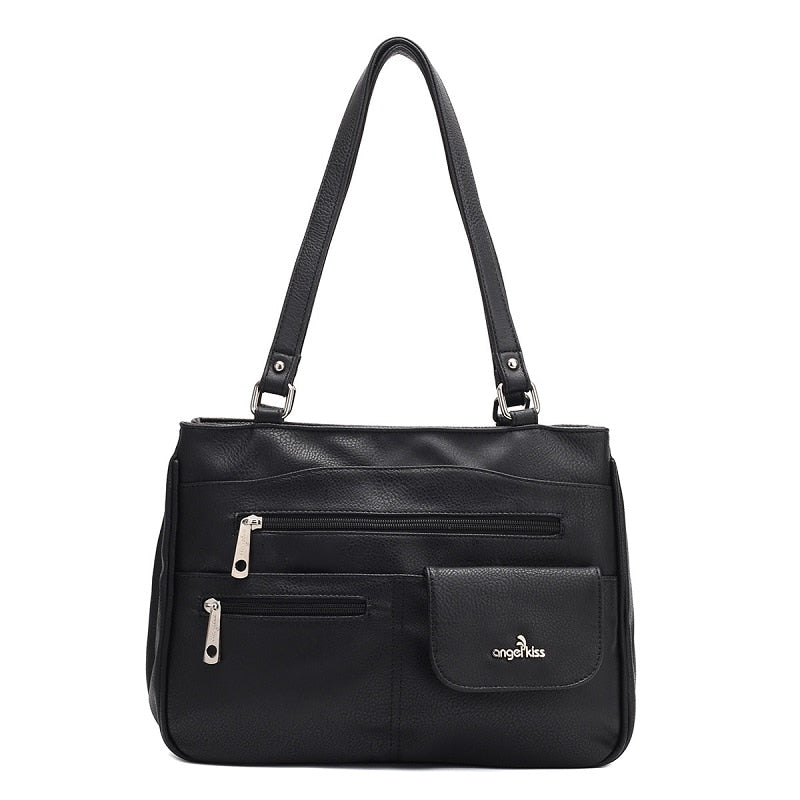 Multi-vakken Dames Schouder- en Crossbody Handtas – FlexiCarry