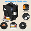 Waterdichte Laptop & Lunch Rugzak met USB Poort – Multi-Vak Reistas