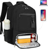 Waterdichte Laptop & Lunch Rugzak met USB Poort – Multi-Vak Reistas