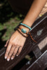 Turkoois Kalmerende Energie Wikkelarmband - Elara