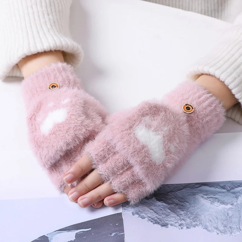 Ally Flip Mink Wanten | Schattig & Comfy