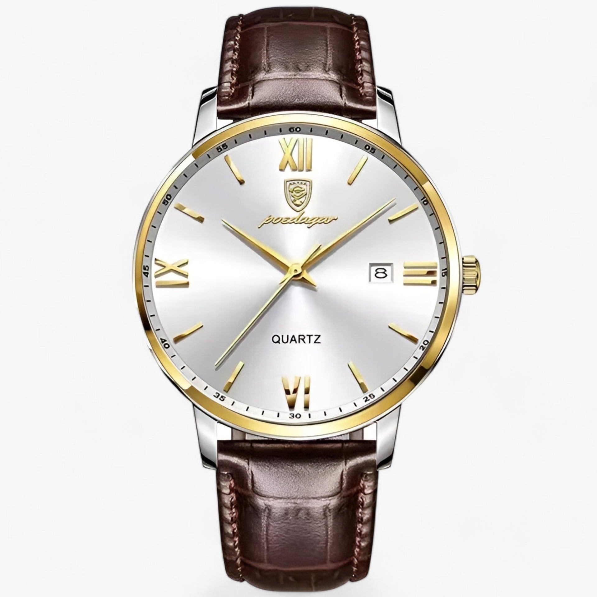 Luxe Herenhorloge met Leren Band – Adrien