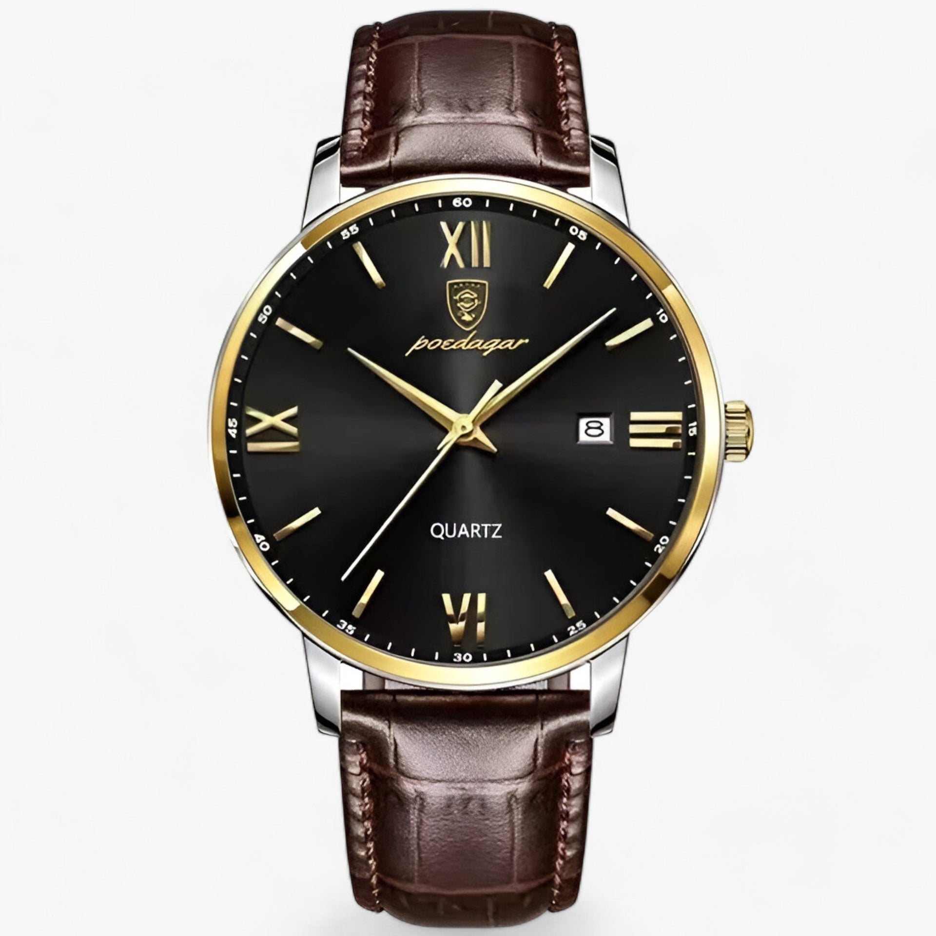 Luxe Herenhorloge met Leren Band – Adrien